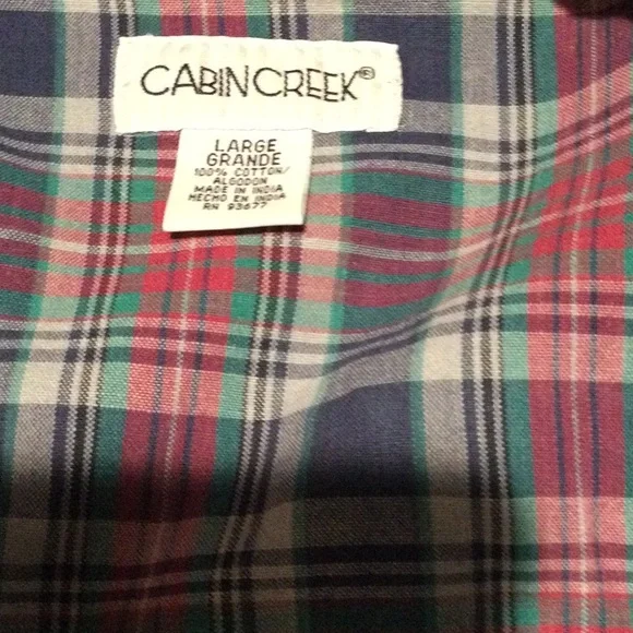 Cabin Creek Large Blue Denim Jacket - Picture 13 of 13